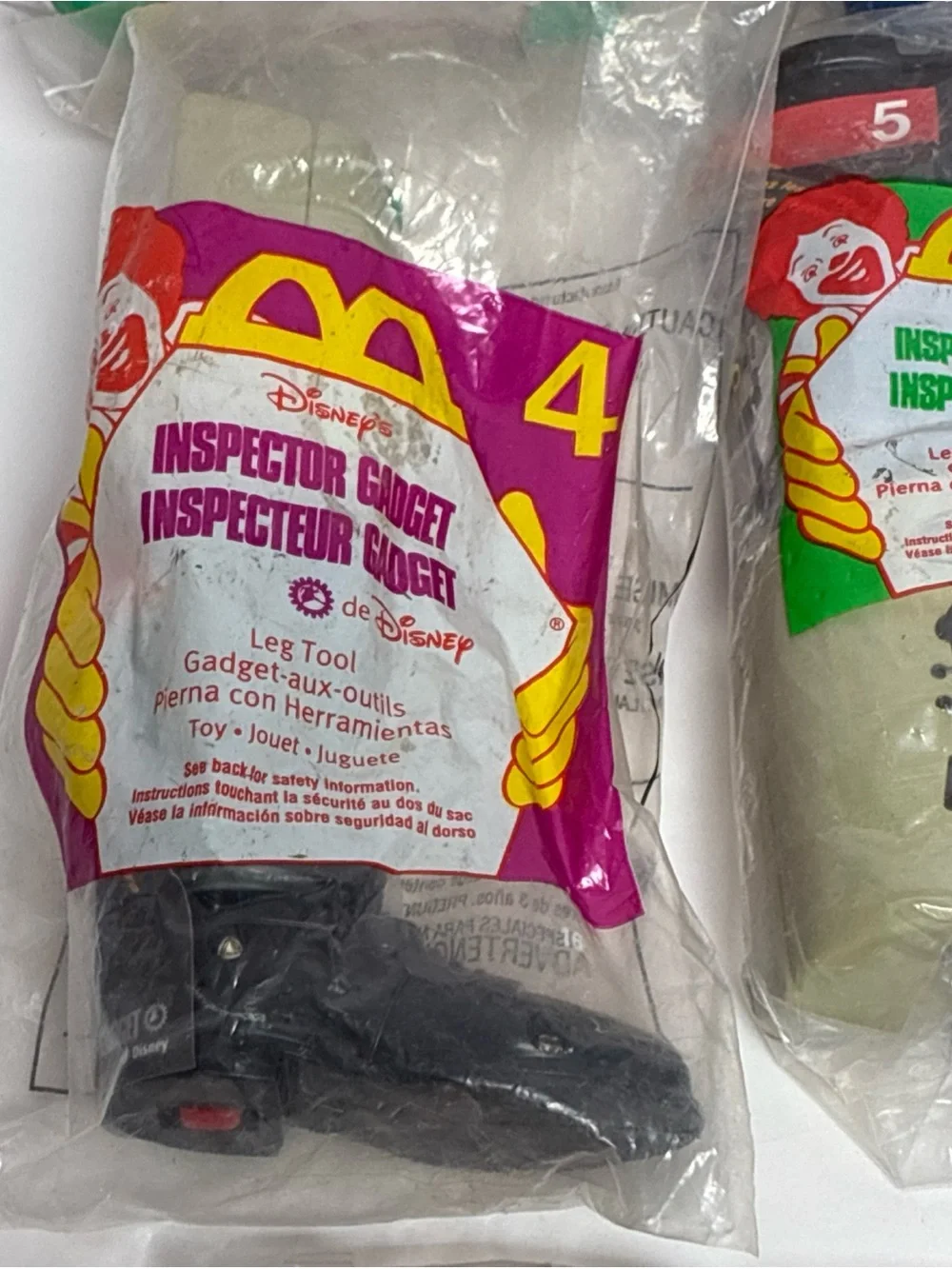 McDonald’s Inspector Gadget 1999 Complete Set 1-8 NIB SEALED Happy Meal Toys VTG